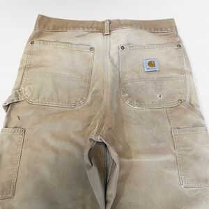 CARHARTT Vintage USA Double Knee Front Carpenter Cargo Pants Mens 30X30 Brown